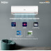 Air Conditioner: Haier 1.5 Ton 4 Star, WiFi, Inverter Split AC (Copper, Convertible 7 in 1 Cooling Modes, Antibacterial Filter, 2023 Model, HSU18K-PYFR4BE1-INV, White)